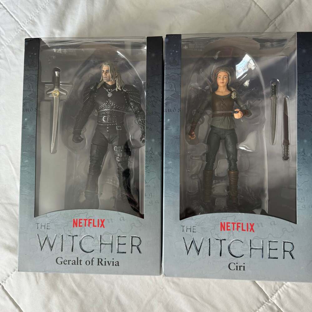 McFarlane Netflix Season 2 The Witcher Horse ROACH & Ciri, Jaskier, & Geralt Lot